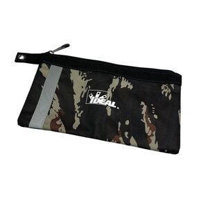 Ideal 37-063 Pro Series Camo Flat Zipper Pouch Green Digital Lined Safety Strip